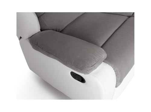 RELAXXO Fauteuil Relaxation 1 place Microfibre et Simili LEO et - vue 8