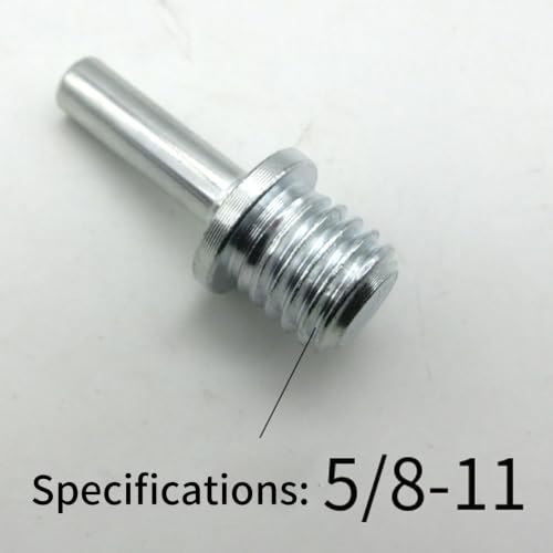 Image of 2 Pcs Round Head 5 /8 inch-11 Male Thread to 1 /4 inch Hex Shank Drill Adapter, Drill Adapter for Drills, Drill Press and Die Grinders