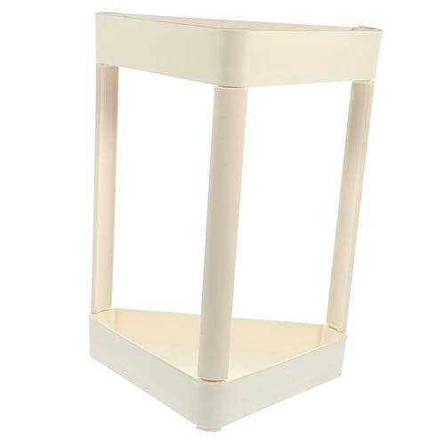 TOGEVAL Corner Storage Shelf for Bathroom and Kitchen Organizer with Draining Space Saving Design for Toiletries and Home Supplies