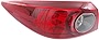 Evan-Fischer Tail Light Assembly Compatible with 2014-2018 Mazda 3 Outer Halogen Sedan Japan Built Driver Side