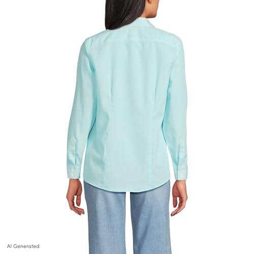 Image of Lands' End Women's Pinwale Cord Long Sleeve Shirt