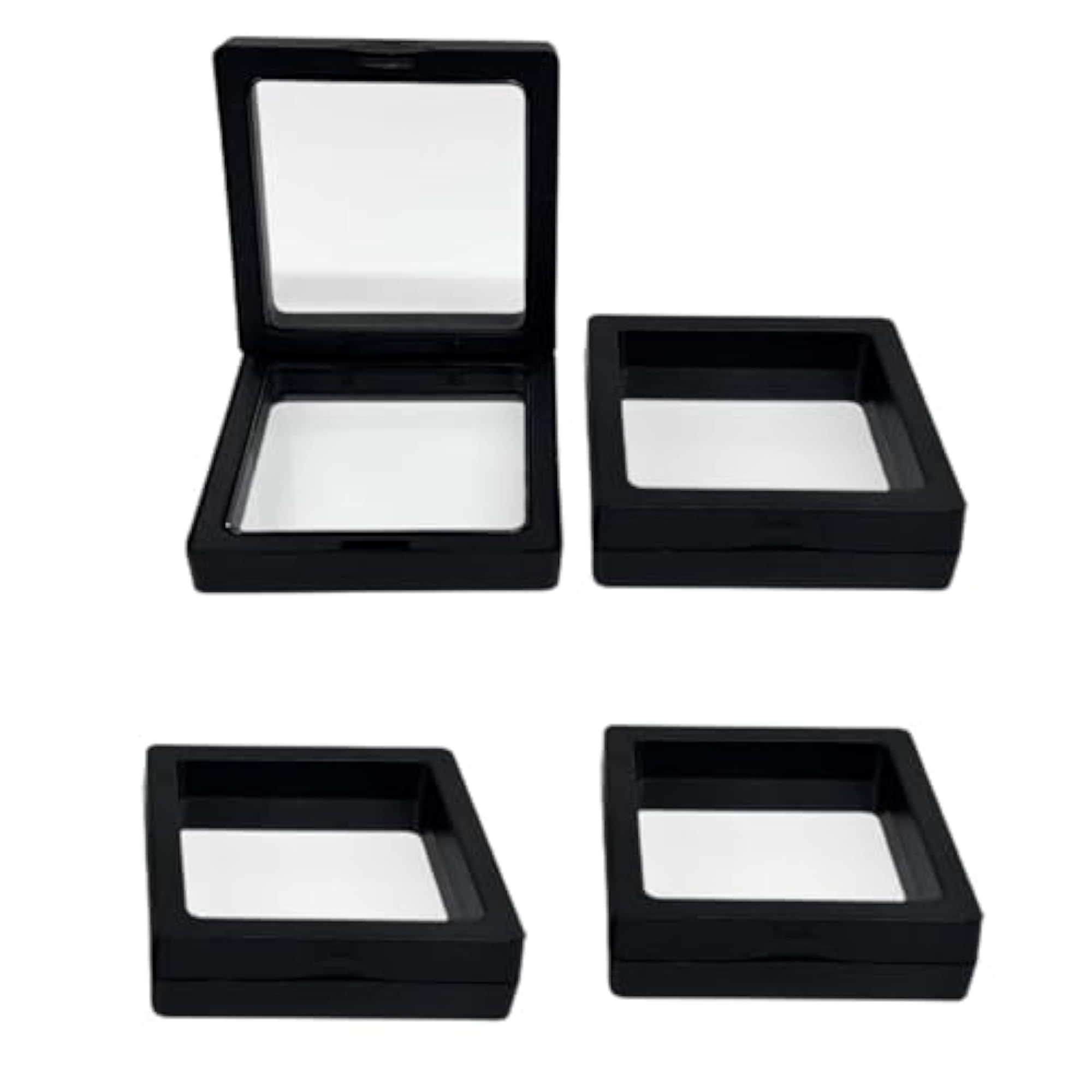 4X Floating Display Case Jewelry Storage Box for Brooches & Medals
