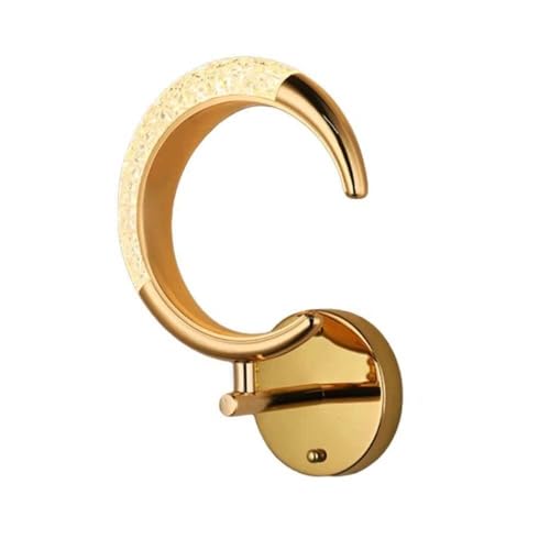 Plafonnier chevet lampe chambre minimaliste suspension lune or et gris