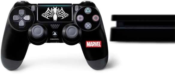 Skinit Decal Gaming Skin Compatible with PS4 Slim Bundle - Officially Licensed Marvel Venom Venom Logo Design
