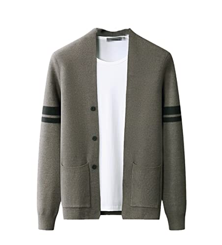 Veste en laine pour homme à col en V Haitpant tricotée style coréen pour l'automne