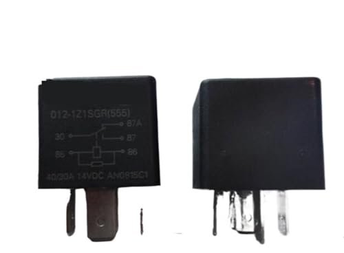 Relay HFV4 012-1Z1SGR 40A relais automobile 14VDC inverseur 5 broches pour circuit de voiture Lot de 10