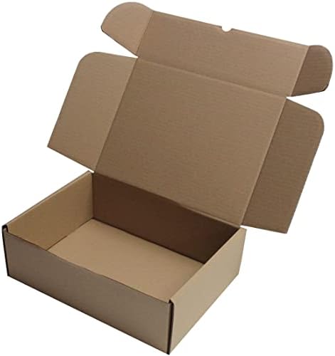 Brown Shipping Boxes Gift Present Packet Size: 12" x 9" x 4" (30cm x 22.5cm x 10cm) ***for: A4/C4 Sized DOCUMENTS, Photos, Books*** (5)