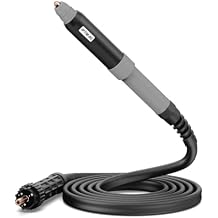 PTM-80 Plasma Cutter Straight Torch Head Set With 20Ft Cable For LOTOS LTP7500 For PRIMEWELD For Bestarc BTC800XP For Everlast 80-102 Longevity 82I Series Compatible