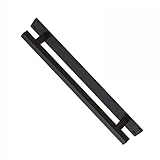 Duschtürgriff, Handläufe Aus Stahl For Glastüren, Schwarze Badezimmergriffe, Geeignet For Büro-Duschtürgeschäfte(L32cm)