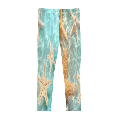 Bolaz Toddler Girls Leggings Printed Yoga Pants Leggings Five Starfish for Kids2
