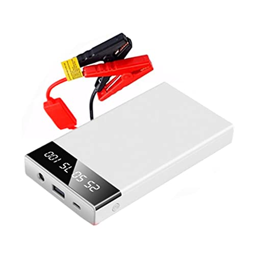 Jump Démarreur de Voiture 12V 10000 mAh avec Bloc d'Alimentation et Port USB Rapide