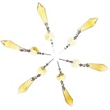Utilisation polyvalente : conçu pour une multitude d’usages créatifs, notamment les lustres, les plafonniers, les rideaux et divers travaux manuels, ajoutant une touche de sophistication. pendentif en perles de cristal, bijoux et décorations à faire soi-même