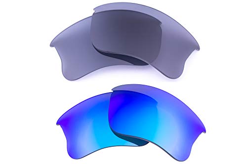 Image of Polarized Replacement Lenses Compatible with Oakley Flak Jacket XLJ Sunglasses - Crafted in USA -