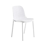 TJLSS Moderne Minimaliste Plastique Fauteuil Accueil Salle À Manger Loisirs Bureau Épais Tabouret Net Rouge (Color : D)