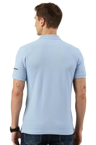 Image of Peter England Men's Solid Regular Fit T-Shirt