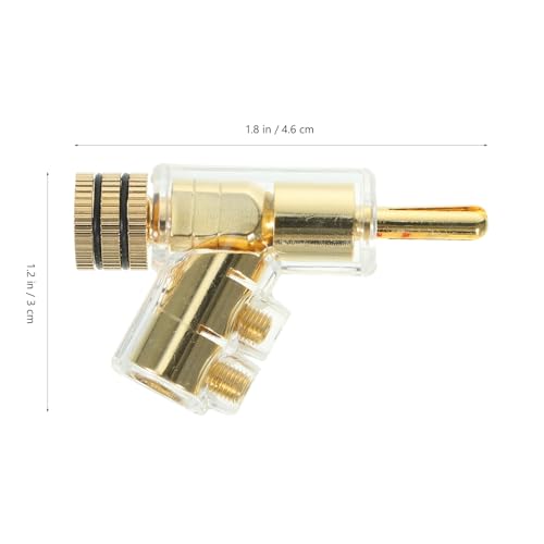 Conectores de audio Toddmomy con acabado resistente a la corrosión para sonido 2