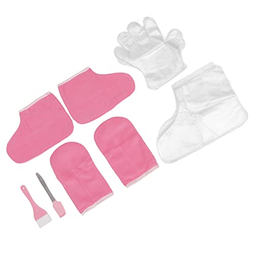 Manoplas térmicas para spa de manos y pies rosadas miniatura 7