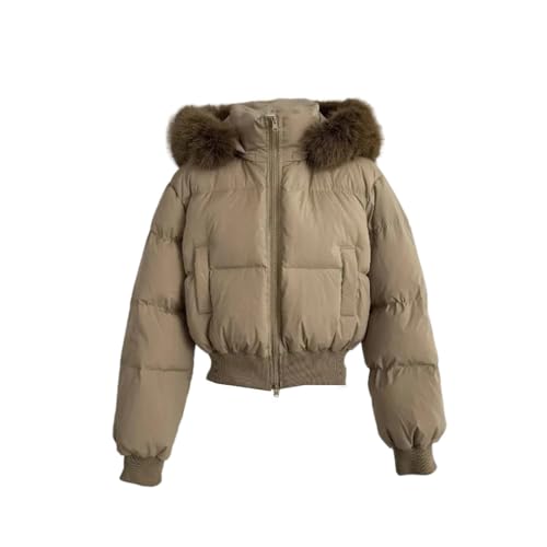 Parka d'hiver courte Kelsiop contre le froid et le vent