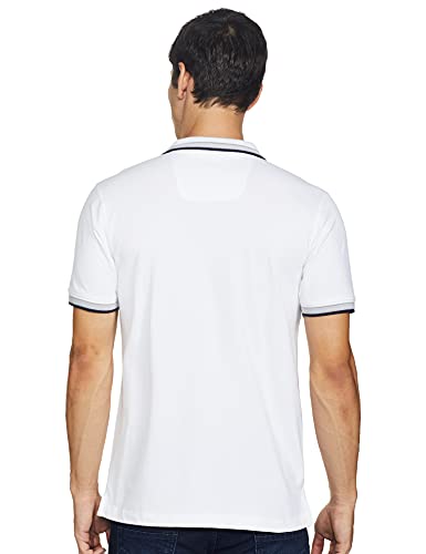 Image of Colorplus Men's Pure Cotton Solid Pattern Tailored Fit Polo Neck Half Sleeve Casual T-Shirt