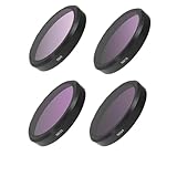 MoSundi ND-Filter-Set für DJI Osmo Action 6 mit UV, CPL, ND8, ND16, ND32, ND64, Star und Night Filter, mehrfach beschichtetes optisches HD-Glas, Rahmen aus Aluminiumlegierung A