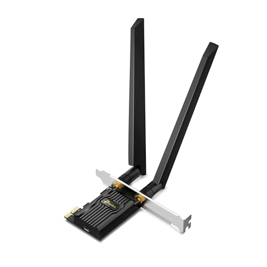 TP-Link Archer TXE72E AXE5400 Wi-Fi 6E Bluetooth 5.3 PCIe Adapter(6 GHz 2402 Mbps,5 GHz 2402 Mbps,2.4 GHz,574 Mbps, Bluetooth 5.3, WPA3-Verschlüsselungsstandards,High-Gain-Antennen)