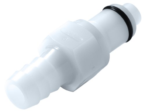 Colder PLC22004 Acetal Tube Fitting, Insert, Straight Thru, In-Line, 1/4" Insert x 1/4"Barb