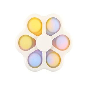 Draaibaar Dimple Fidget Toy, Eenvoudige Dimple Fidget Fidget Spinner Draaibaar Toy, Stress Relief Push It Draaibare Push…