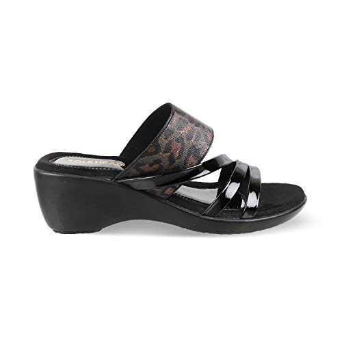 Image of SOLE HEAD Black Heels Women Sandal