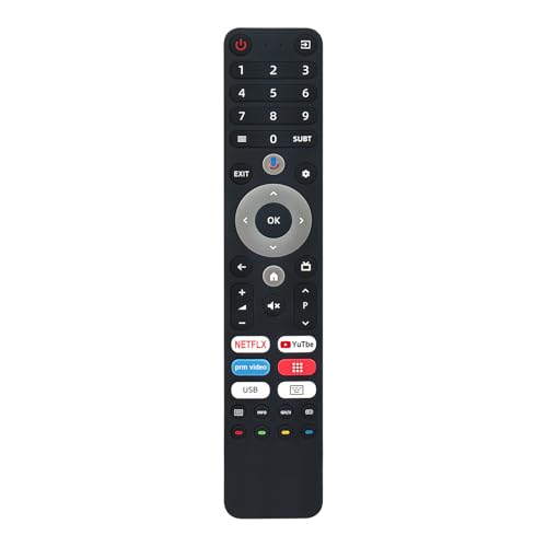 ALLIMITY Mando a Distancia de Voz Compatible con Ok. LED TV OTV 32GH-5023C, OTV 65AQU-5023C, OTV 32GF-5023C, OTV 24GH-5023C, OTV 40GF-5023C, OTV 70GQU-5023C, OTV 50AQU-5023C