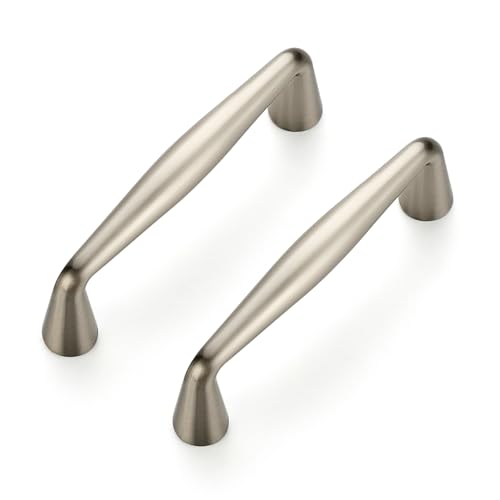 Image of Ravinte 20 Pack 3 Inch Brushed Nickel Kitchen Cabinet Handles Solid Zinc Alloy Cabinet Pulls Cupboard Hardware Drawer Handles
