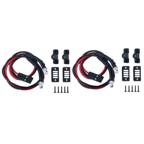 Focos para Axial SCX24 C10 luces de coche RC para rutas nocturnas de salón