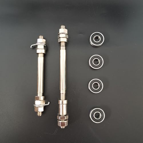 ZZRSDAN Front & Rear Axles and Accessaries for Mag Wheel Set 26
