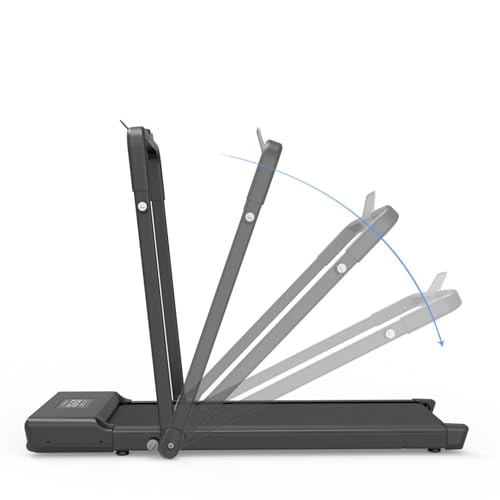 Image of Folding Walking pad,Electric Under Desk Treadmill, Foldable Treadmill, Walking Running Machine for Home Office Gym