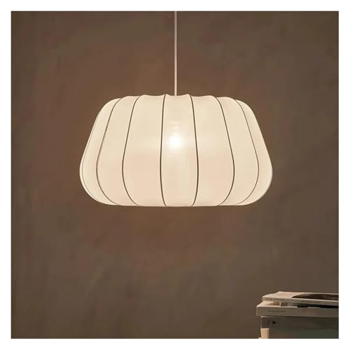 Lustre de salon en tissu rétro nordique pour illuminer votre table de salle à manger D40cm