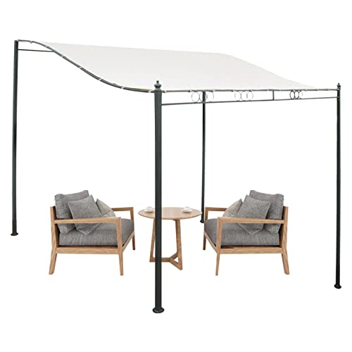 Gusengo Toit Rechange pour Tonnelle | Toile D'ombrage | Bâches D'auvent Imperméables avec Bloc UV,3x2.6m, Pergola Pavillon Style Moderne pour Tonnelle Jardin