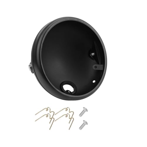 Antibrouillards longue portée pour moto avec coque de phare noire idéale pour les voyages