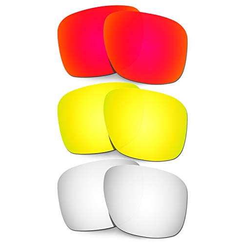 Lentille renforcée pour Oakley Holbrook XL OO9417 anti-reflet titane or