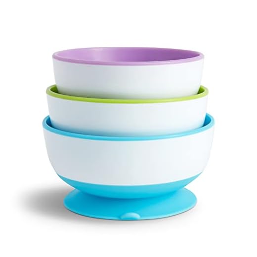 Munchkin 051750 - Cuencos con Base de Succión Mejorada, Pack de 3