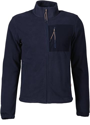 REVOLUTION Mens Fleece Jacket, Navy, M