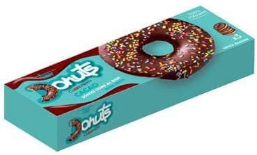 Cuorenero 3 Donuts Sabor Cacao | Donuts no fritos Sin gluten por si acaso | Donuts de Cocoa Gusto | Bocadillo de cacao - 111 gramos