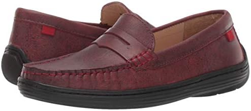 Marc Joseph New York Genuine Leather Boys/Girls Casual Comfort Slip On Moccasin Loafer Shoes Driving Style, stone dijon 4.5 M US Little Kid | Image 6