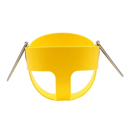 D DOLITY Enfant Bébé Siège Panier de Balançoire Jouet Extérieur - Jaune