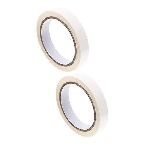 Abaodam 2 Rolls Tennis Racket Head Tape Professional Racket Tape Scratch Proof Easy to Apply