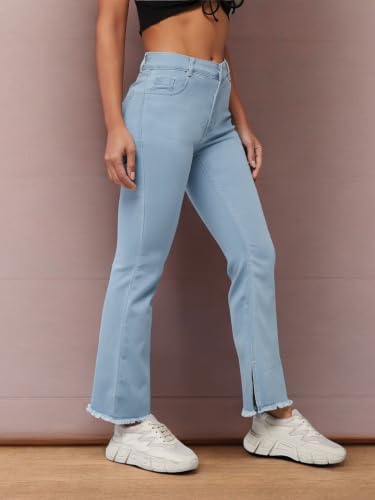 Image of Dolce Crudo Women's High Waist Straight Fit Jeans