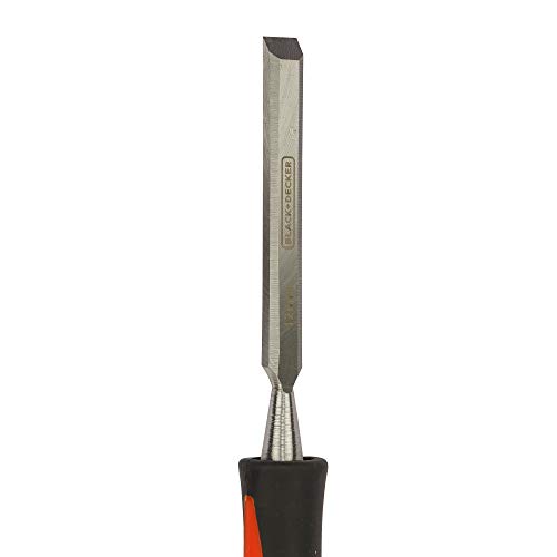 Image of BLACK+DECKER BDHT16695 Steel Wood Chisel-12mm (Orange)