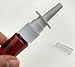 12PCS Plastic Brown Nasal Spray Bottles-Refillable Fine Mist Sprayers Cosmetic Makeup Perfume Storage Container (10ml)