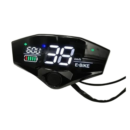 Compteur kilométrique multi-voltage 48V à 96V pour tricycle