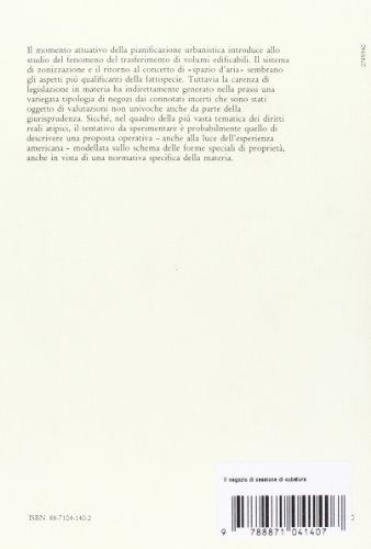 Il negozio di cessione di cubatura