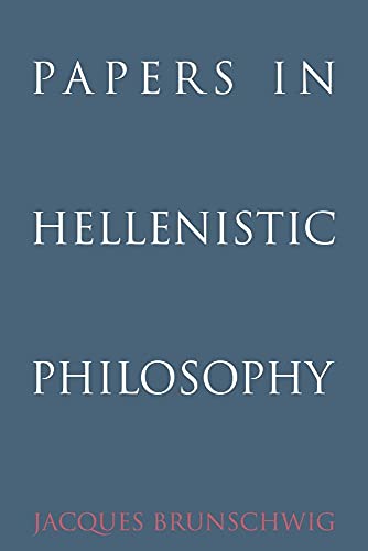 Papers in Hellenistic Philosophy view 2