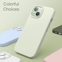 JETech Silikon Hülle für iPhone 15, Grün – Ansicht 6